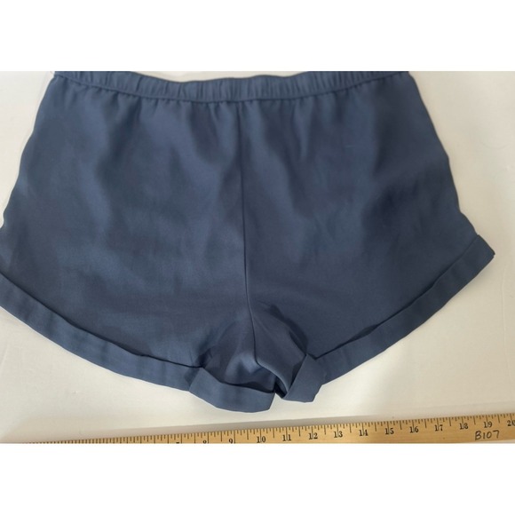 Abercrombie & Fitch Women's Medium Blue Boho Shorts Flowy Rayon Pull On - Picture 2 of 7